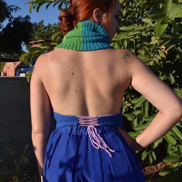 Handmade Wraparound Crochet Top - Picture 11 of 16